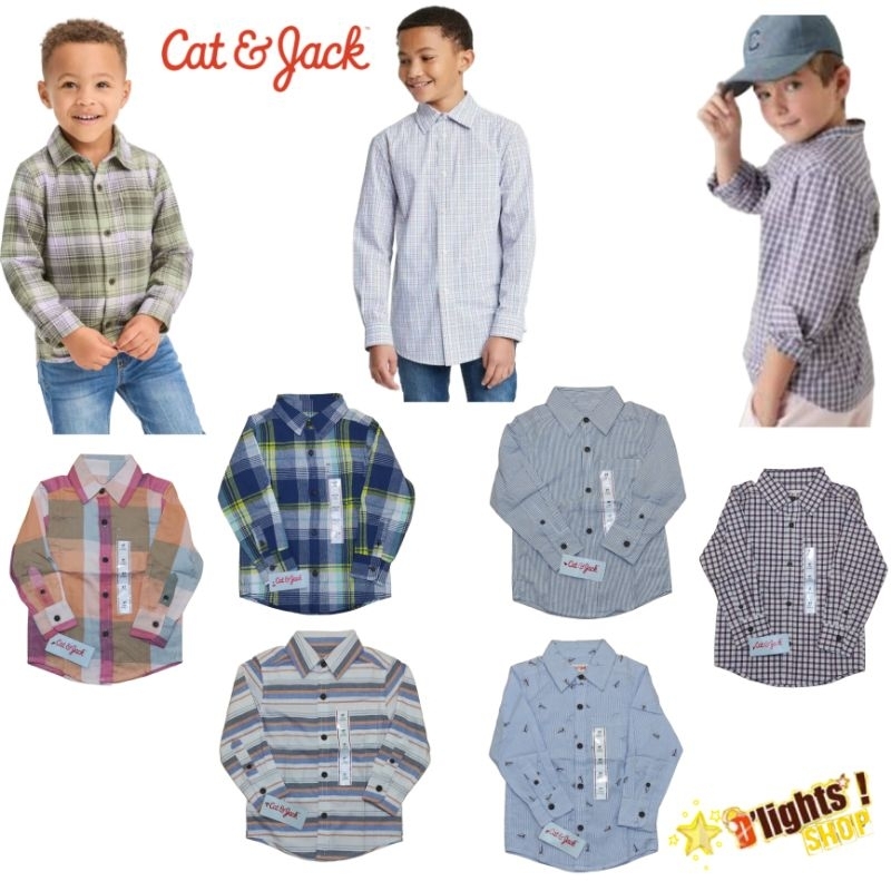 kemeja anak cat & jack