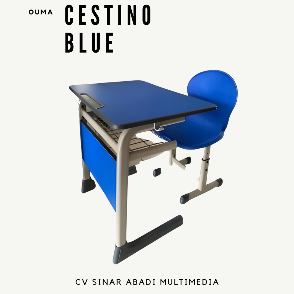 OUMA Meja & Kursi Siswa Type Cestino Blue