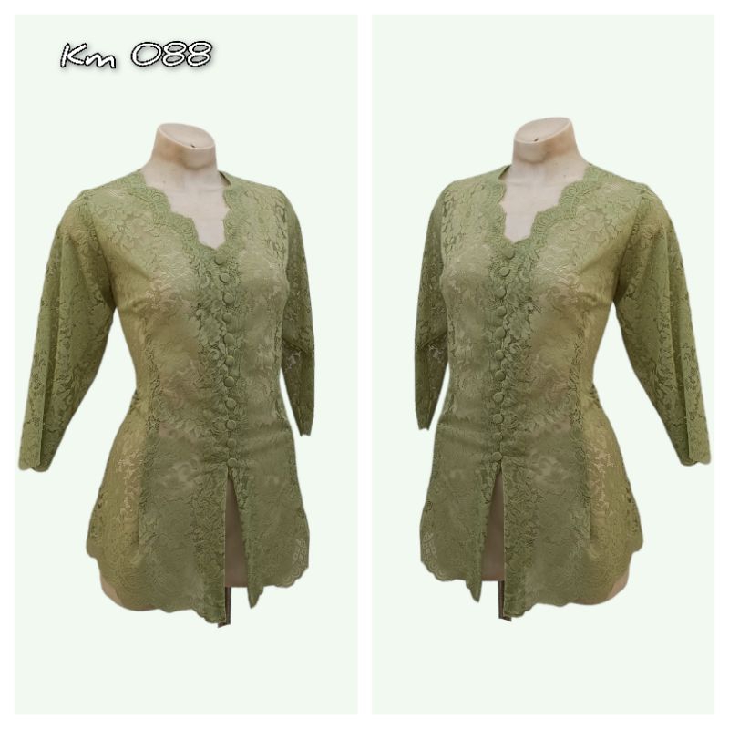 Vilikebaya - Kebaya Brokat Sage Green Modern