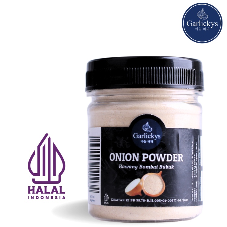 

New Arrival GARLICKYS Bumbu Dapur Onion Powder Bawang Putih Bombay Bombai Bubuk Premium Quality Bumbu Dapur Koepoe