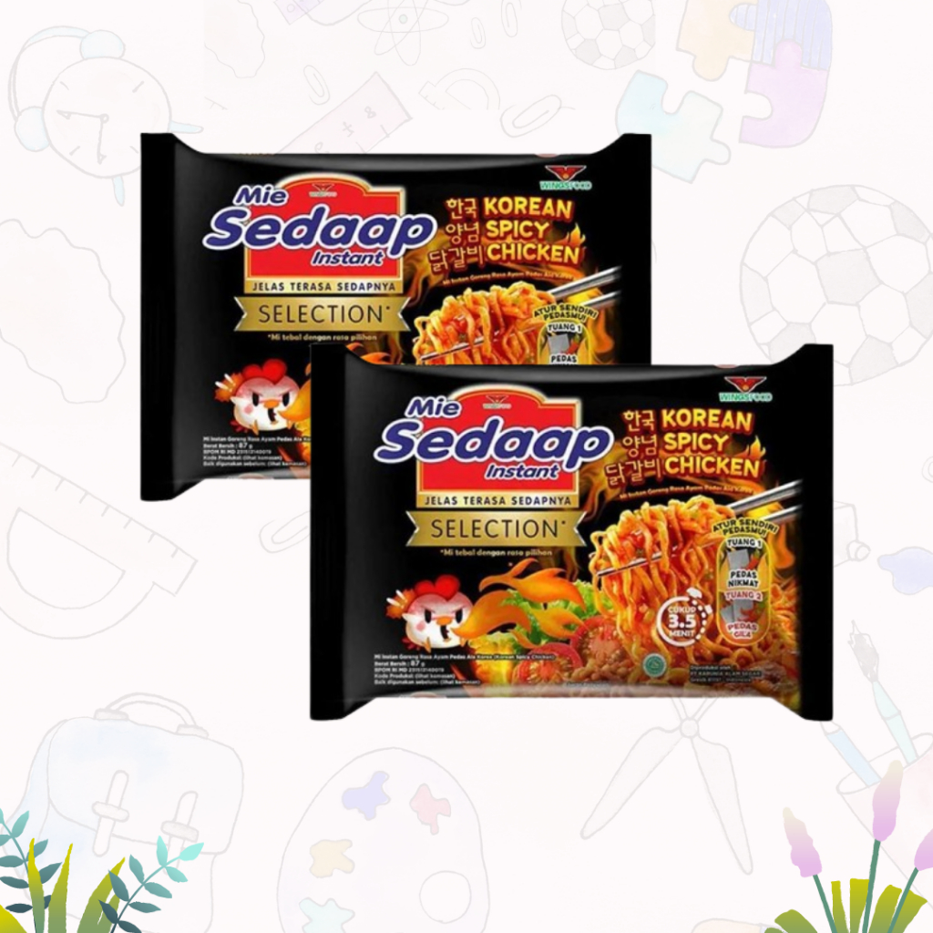 

MIE INSTAN GORENG/ SEDAAP MIE KOREAN SPICY CHICKEN 87 GR (PCS)