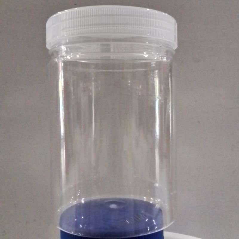 Toples Tabung Silinder Plastik Jar 800ml Toples Kue Kering