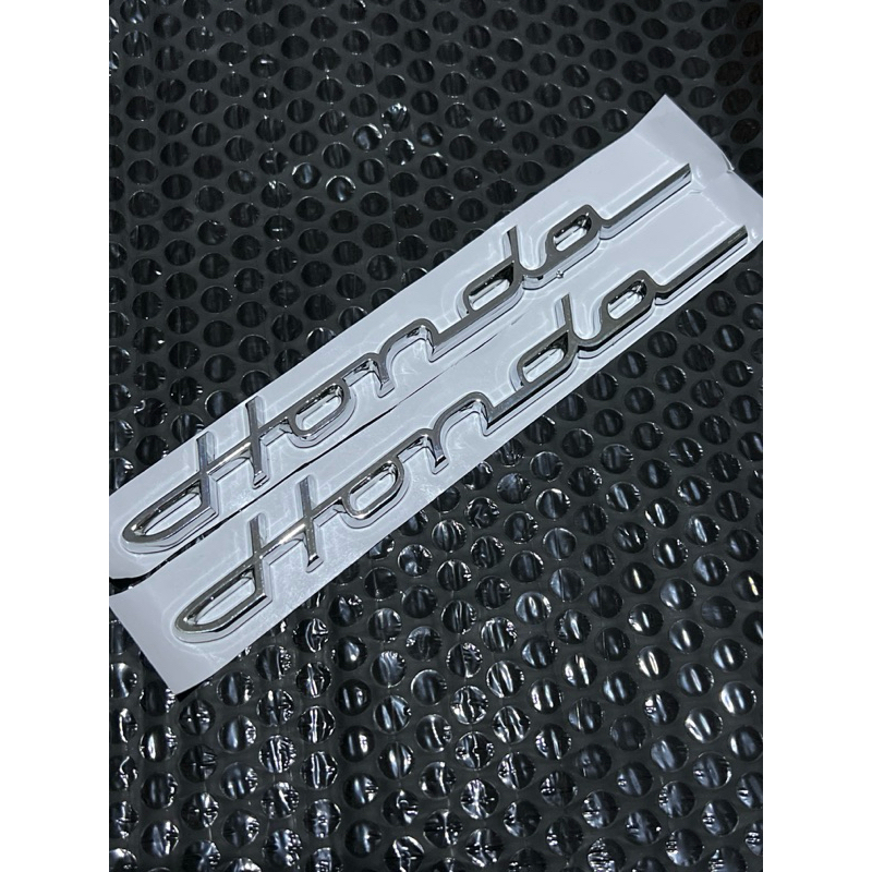 emblem Honda Latin sepasang 2pcs chrome
