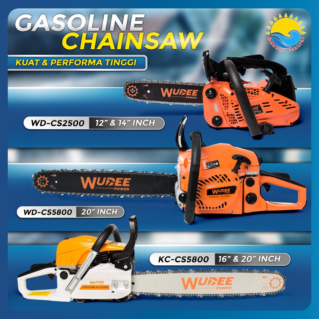 Mesin Gergaji potong kayu / gasoline chainsaw MODEL 2500 CHAIN SAW