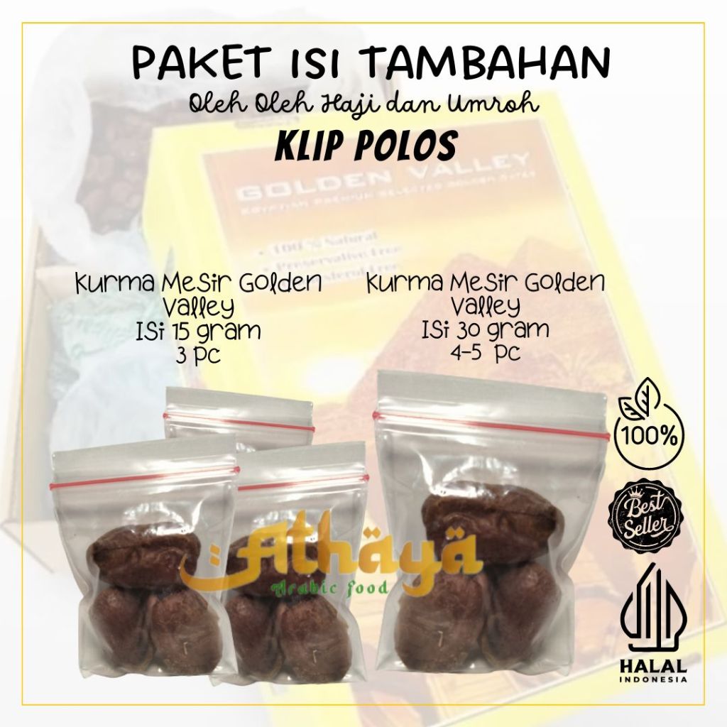 

Cemilan Kurma Premium isi 3pcs bukan 5pcs