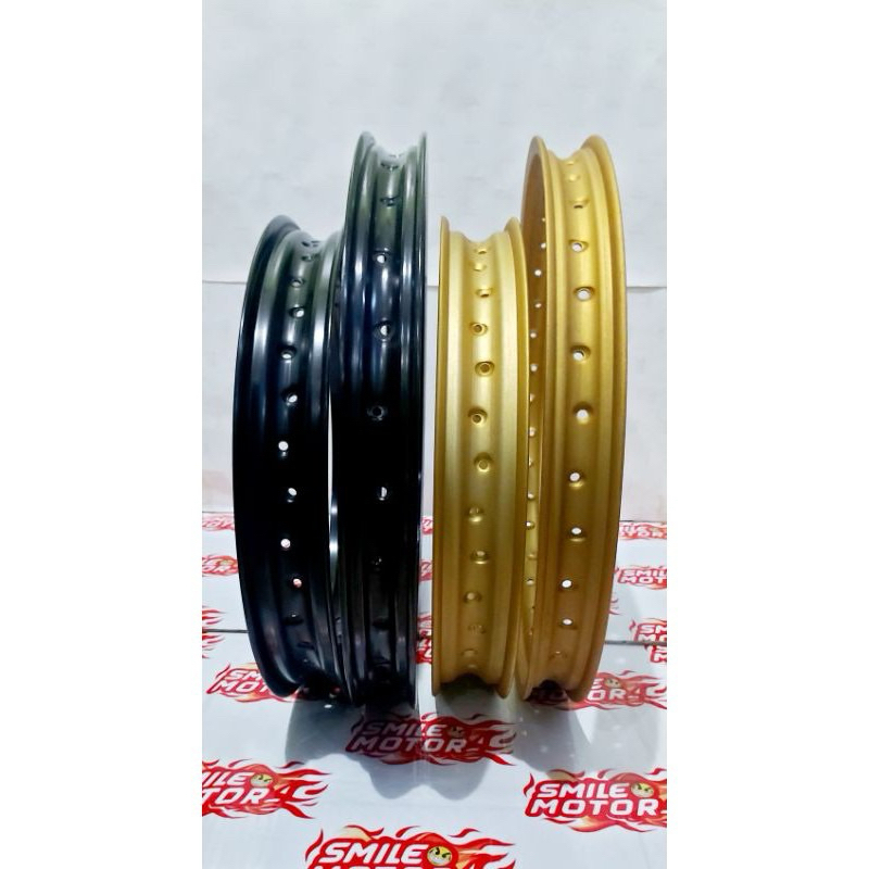 ALLOY/VELG WEALTH UKURAN 185-18 DAN 160-21 GRADE 7 CROSS TRABAS KLX CRF