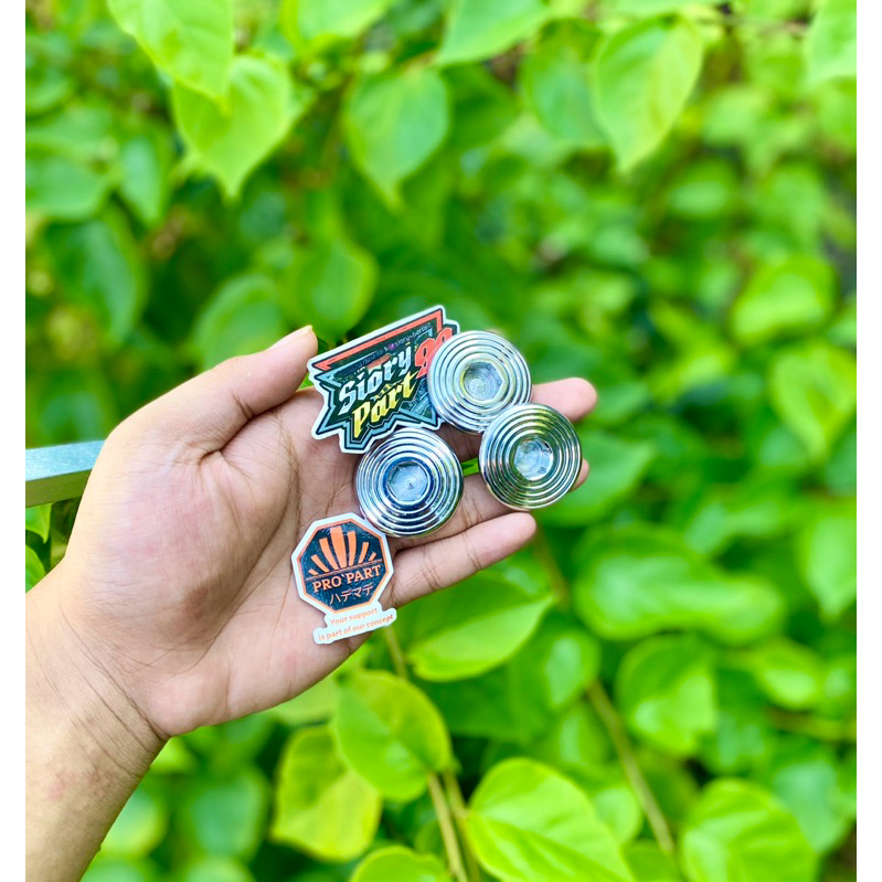 ring manisan baut komstir T segitiga atas stainless stenlis universal Ninja vixion RX king dll baut 