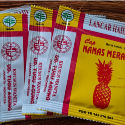 

Lancar Haid Cap Nanas Merah