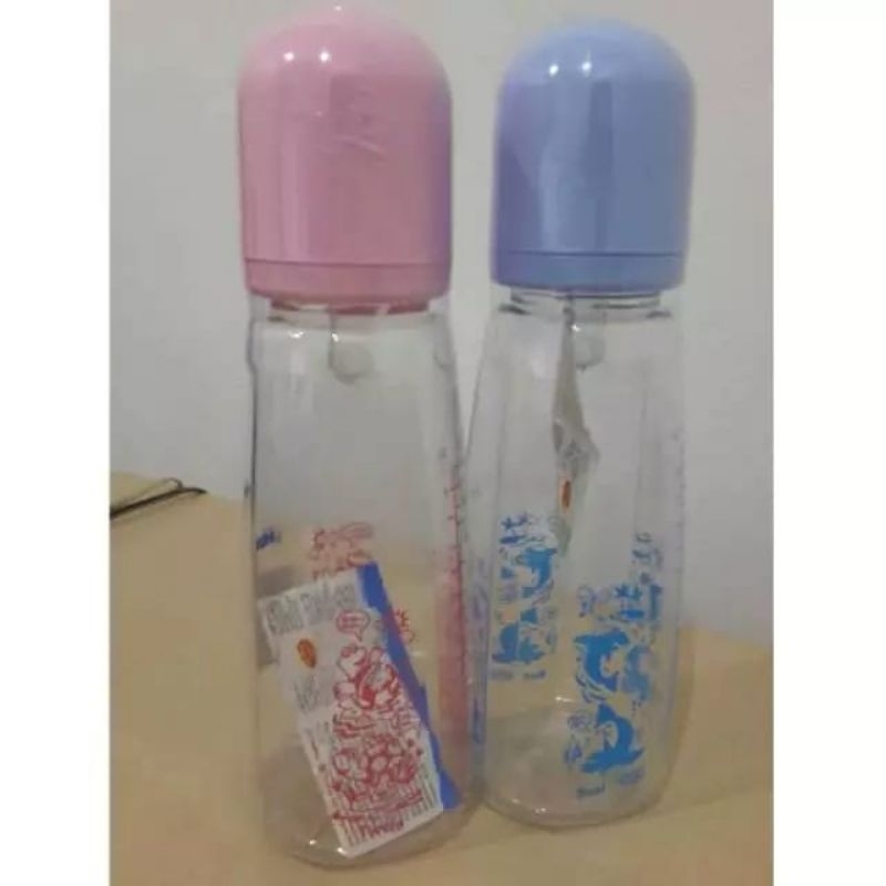 fdsv (KidsSmile)Botol Susu Baby Huki Tapered Orthodontic Botol SlimNeck/Dot Gepeng 240ml/120ml CI2