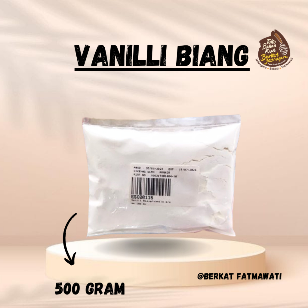 VANILLI CREAM / VANILLI / VANILLI BIANG 500 GRAM