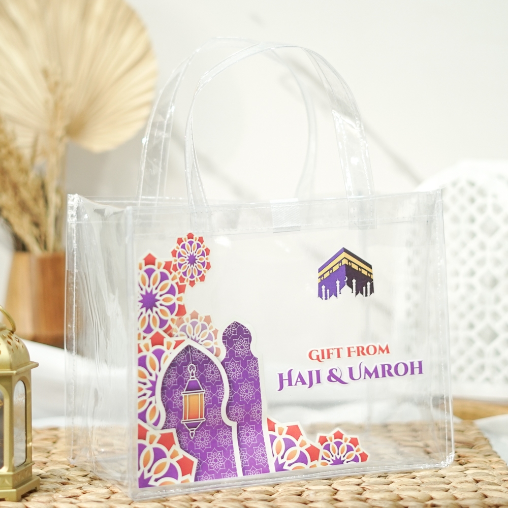 

Tas Oleh Oleh Haji dan Umroh Bahan Mika Ready Stock
