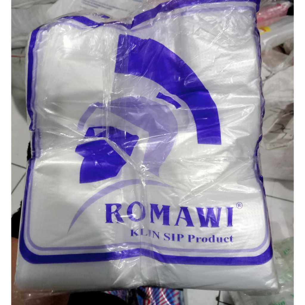 Kantong Plastik Kresek Bening Romawi Natural RAMAH LINGKUNGAN