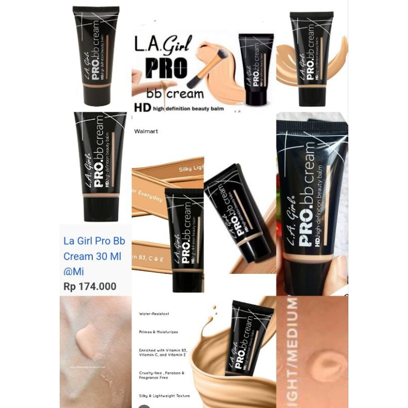 LA Girl Pro BB Cream HD High Definition Beauty Balm