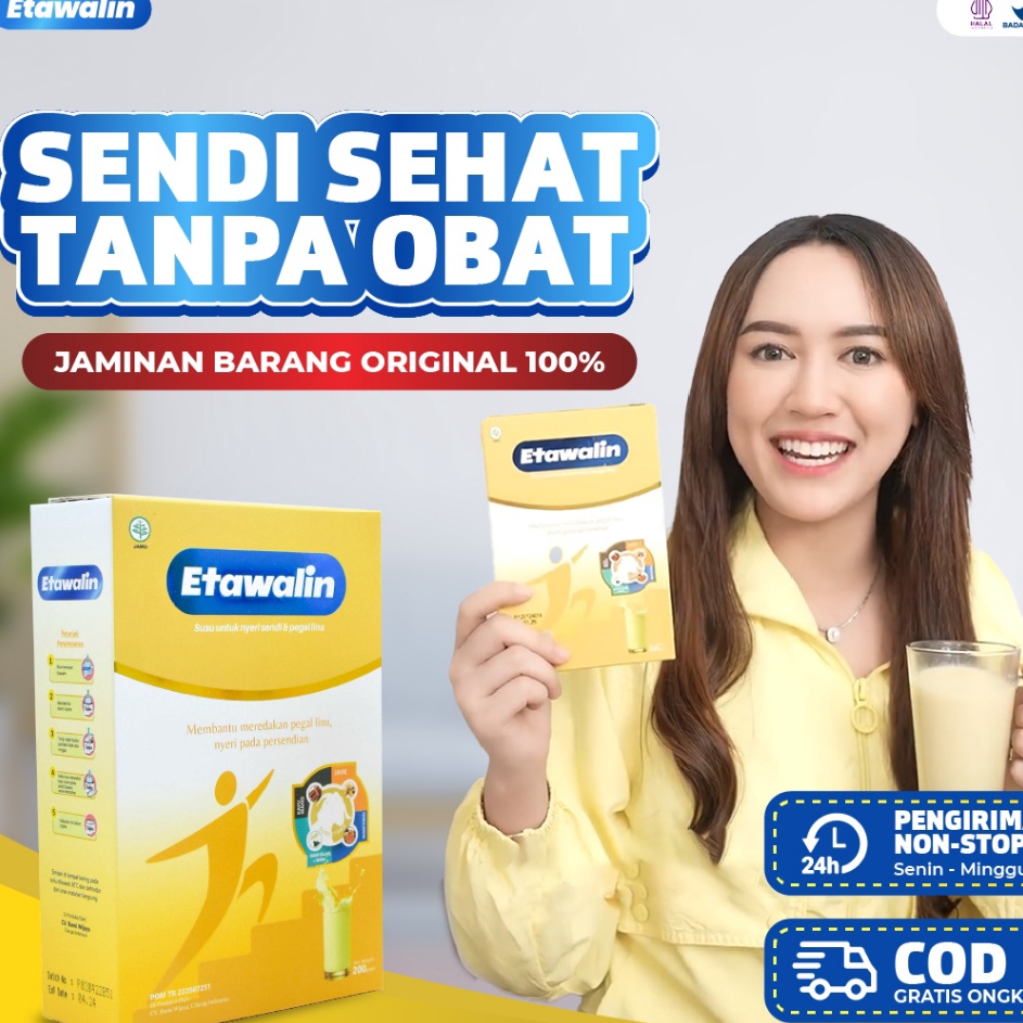 

Super Untung Susu Etawalin Susu kambing etawa original Asli atasi Asam Urat Dan Nyeri Sendi Rematik Paket 1 box