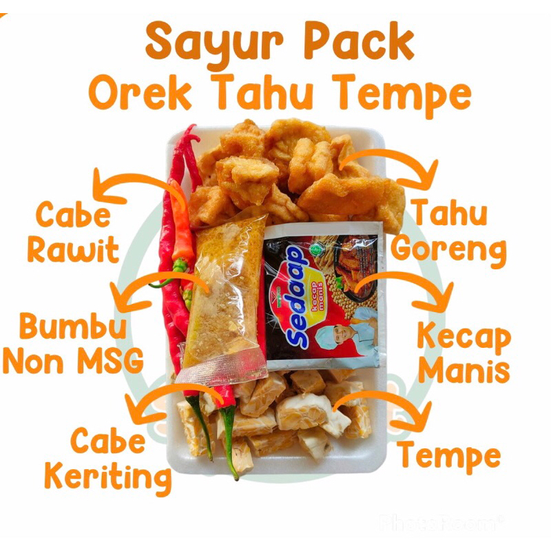 

sayur pack orek tahu tempe siap masak