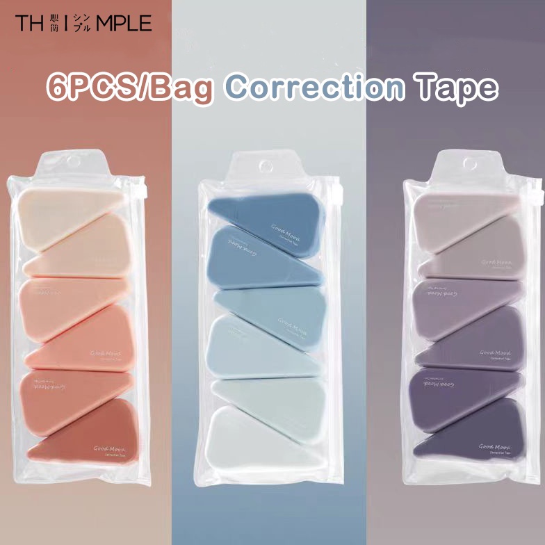 

ART D98H 6PCSBag Correction Tape 1 Set 6 Buah Pita Koreksi Macaron Lucu Kawaii Untuk Siswa THIMPLE