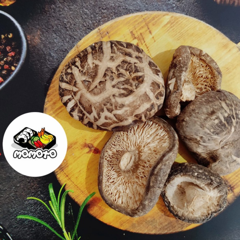 

Stock baru TERMURAH Jamur ShitakeGrade A jamur payung kering Hioko Siangku Asli Import dried mushroom