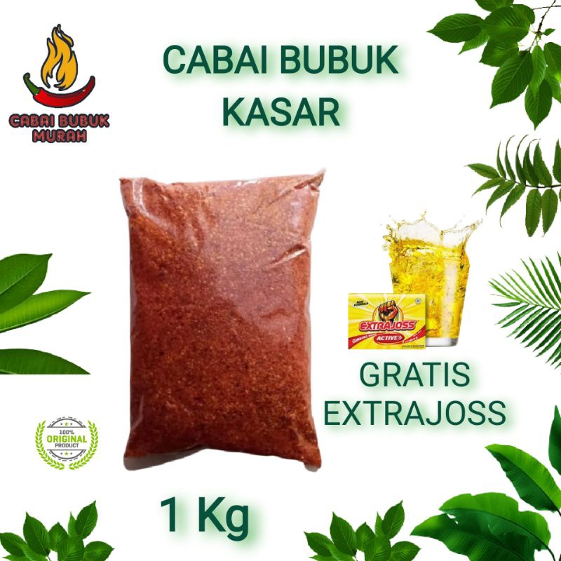 

CABAI BUBUK MURAH GILING KASAR GRATIS EXTRAJOSS