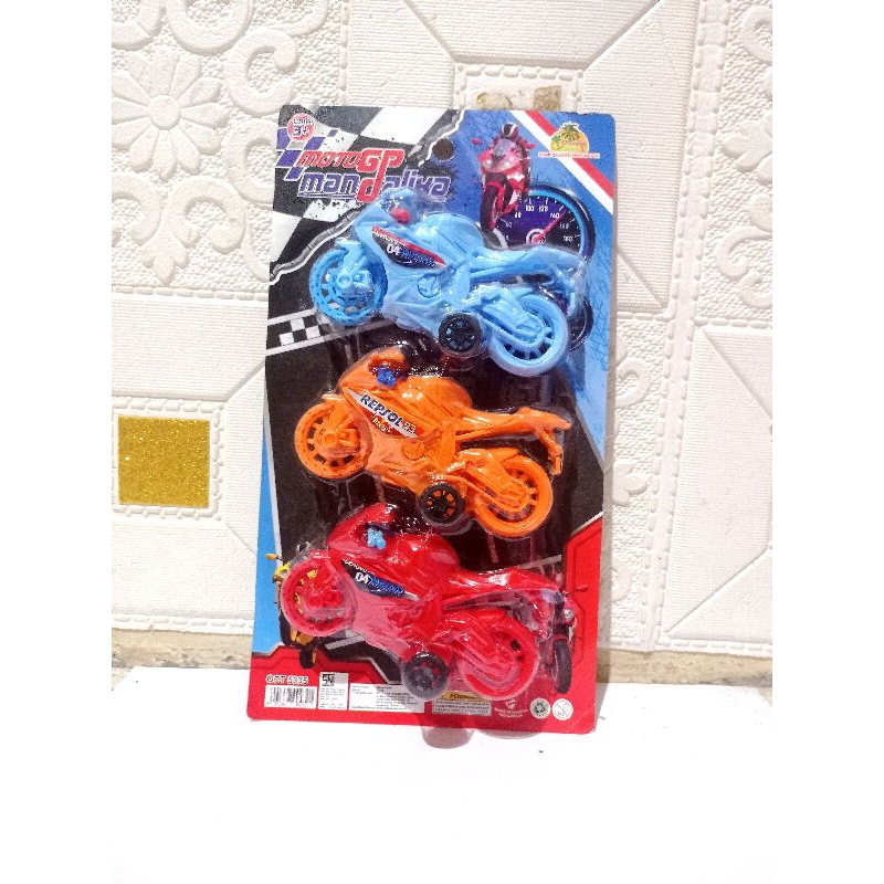 Mainan Anak MotoGP isi 3Motor