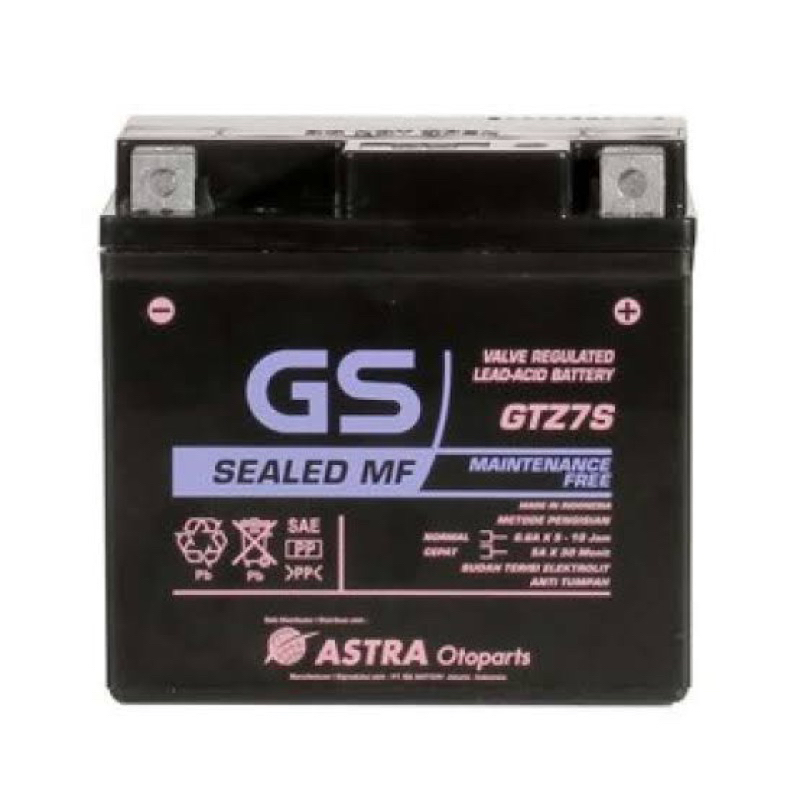 BATTERY / BATERAI MERK GS ASTRA GTZ7S