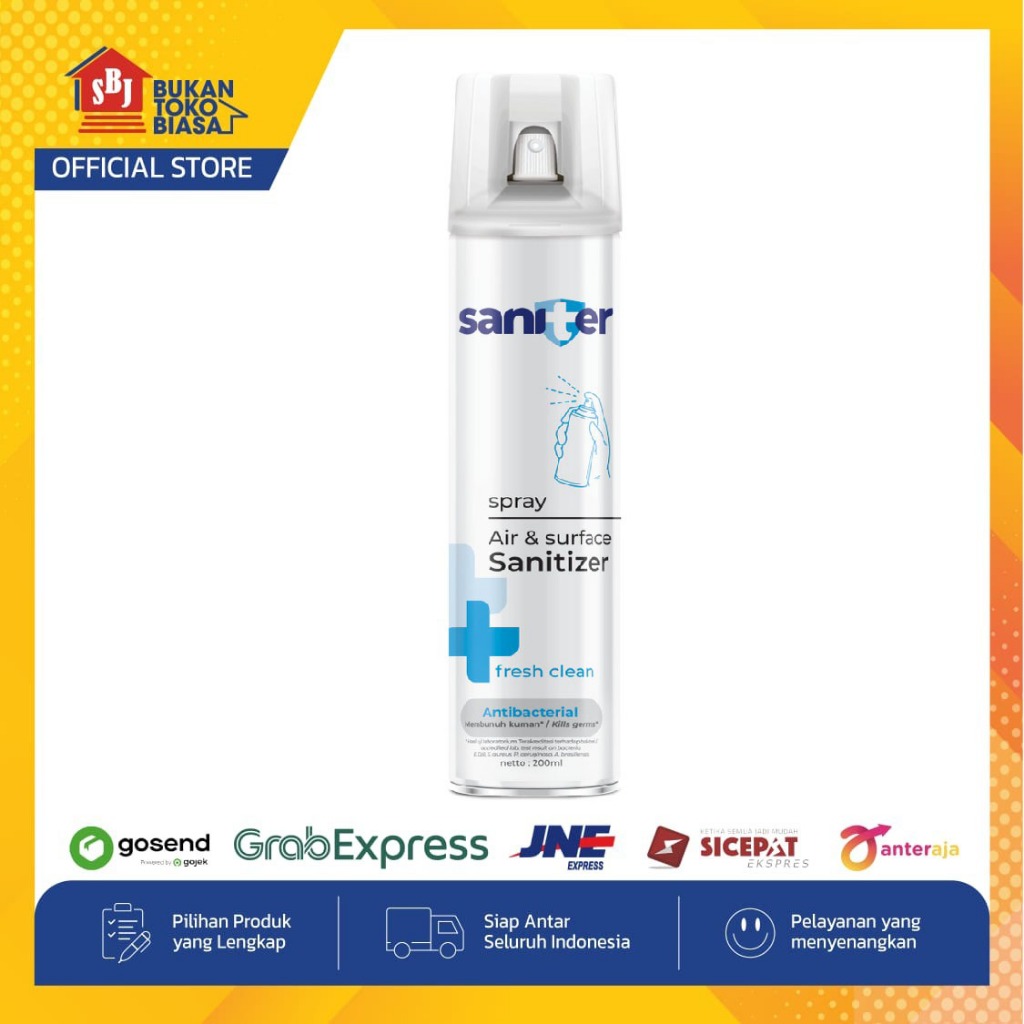 Saniter Spray Air Sanitizer Aerosol Saniter 400 ml
