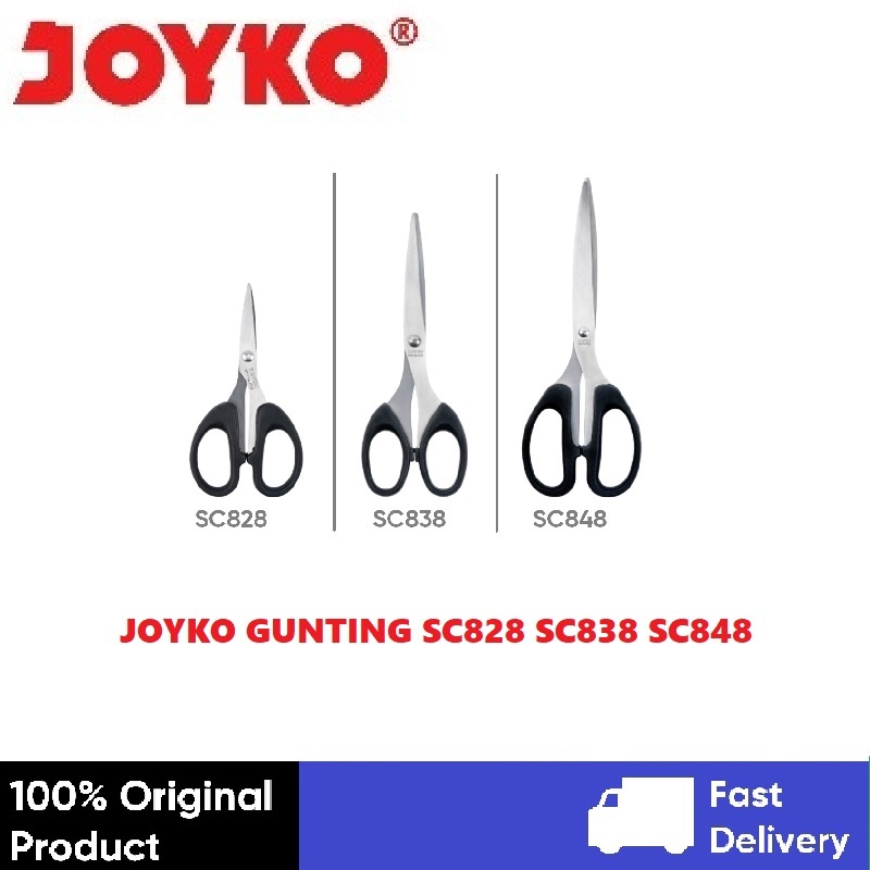 

Joyko Gunting Scissors Besar Tanggung Kecil SC848 SC838 SC828 Tajam
