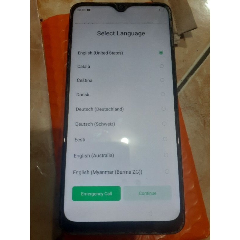 lcd Tc Hp oppo A12 A5s lcd minus Garis tapi sentuh normal OK