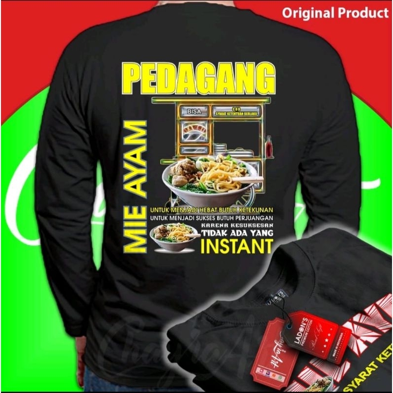KAOS LENGAN PANJANG PEDAGANG MIE AYAM