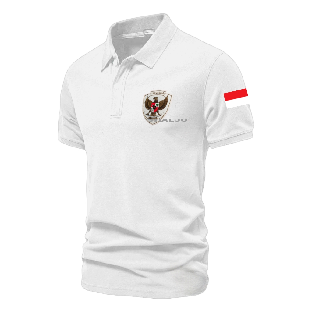 Kaos Poloshirt Garuda Indonesia/Baju Kaos Lengan Pendek/Kaos Poloshirt Kerah Dewasa Pria Dan Wanita