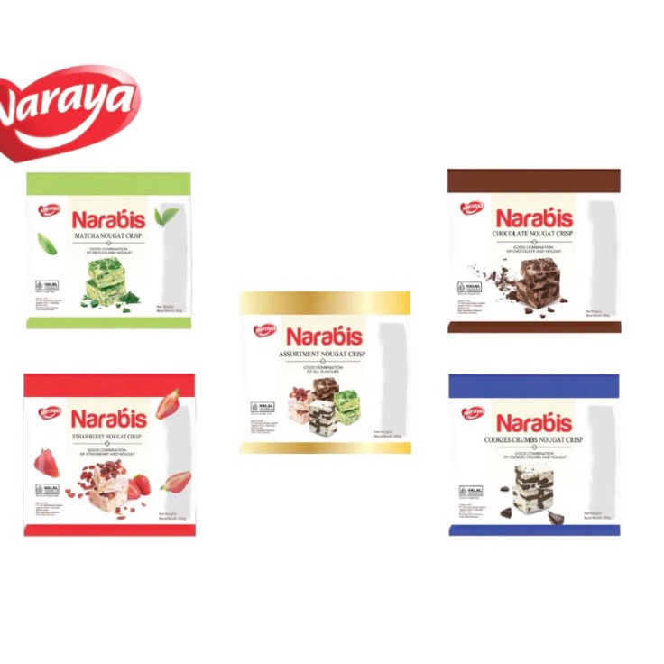 

Barang baru NARAYA Narabis Nougat CRISP 2gr