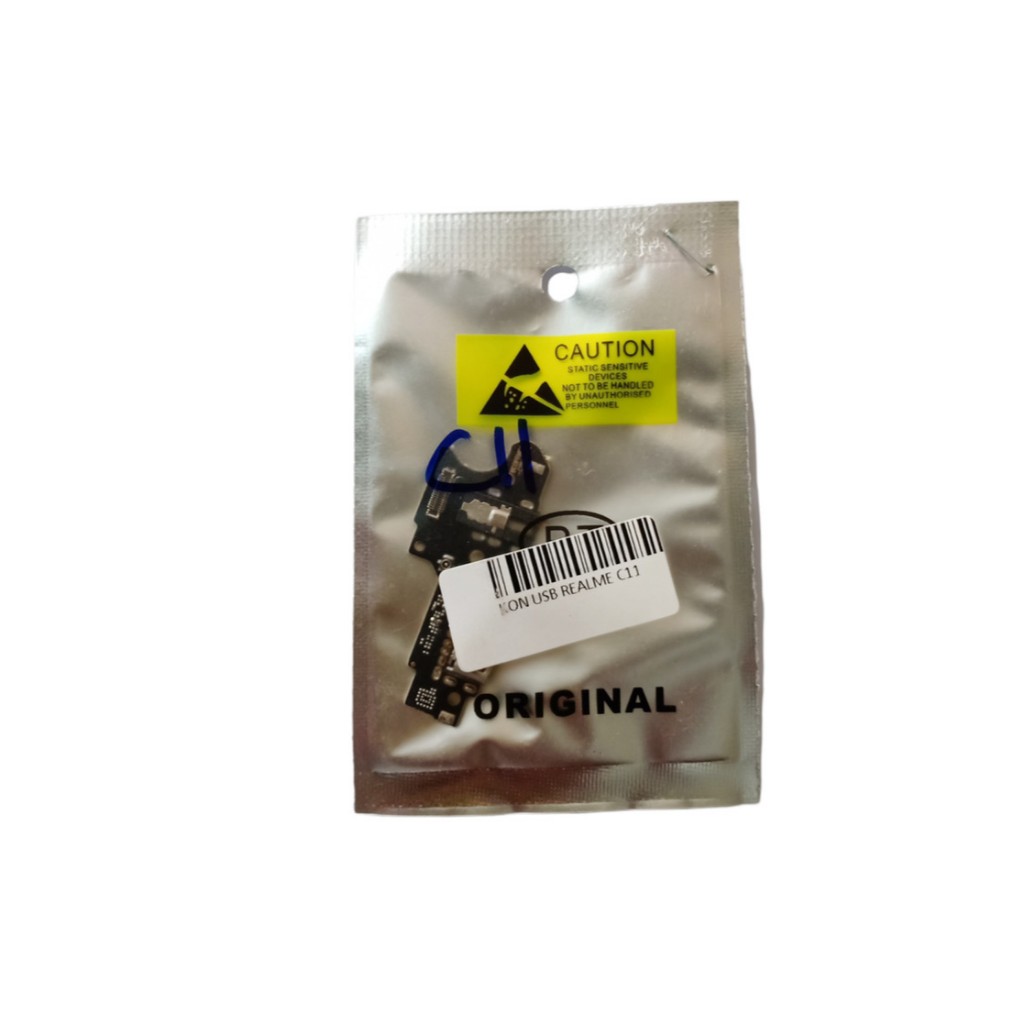 Konektor Cas Mic Headset Realme C11 C12 C15 - Papan USB Charger Realme