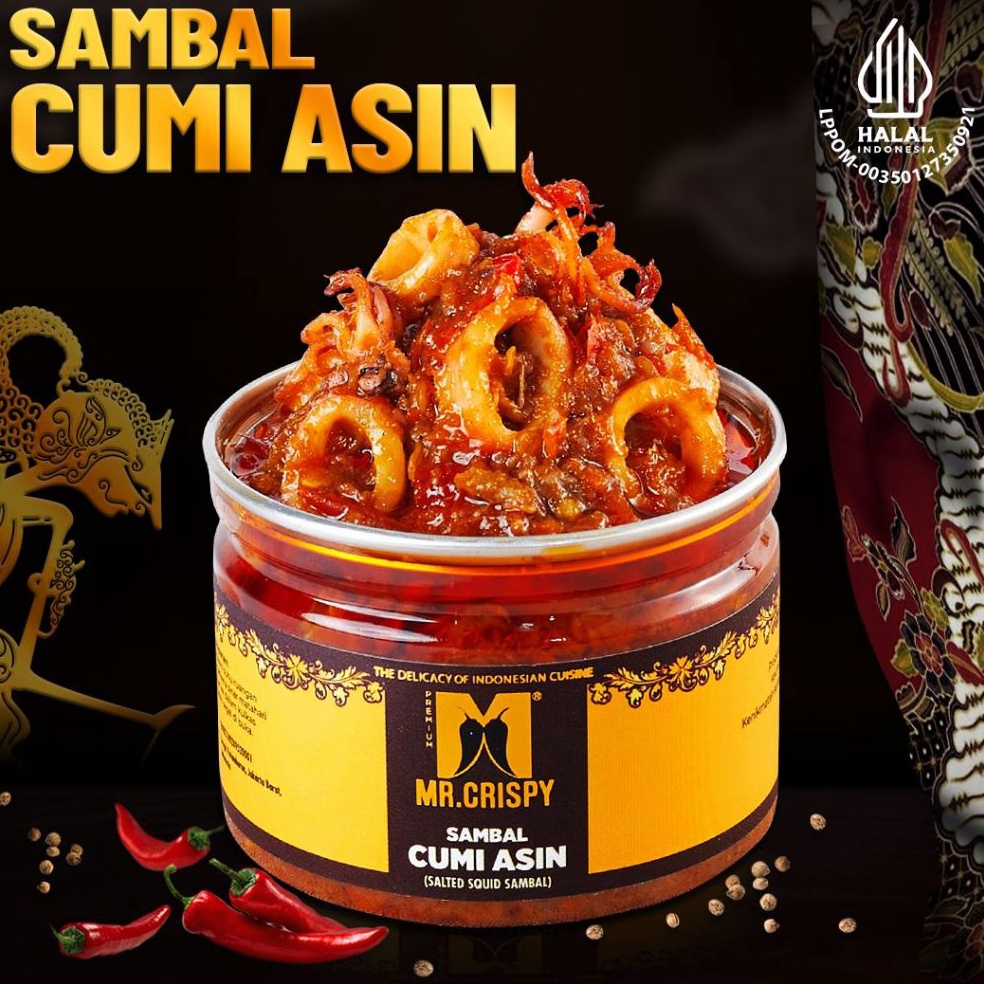 

Lariz manis Sambal Cumi AsinPeteBajak EbiTeri Medan Sambel MrCrispy