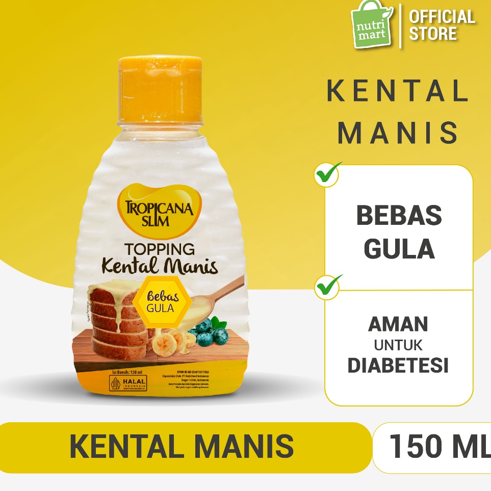 

Diskon Gede Tropicana Slim Topping Kental Manis 15ml Bebas Gula