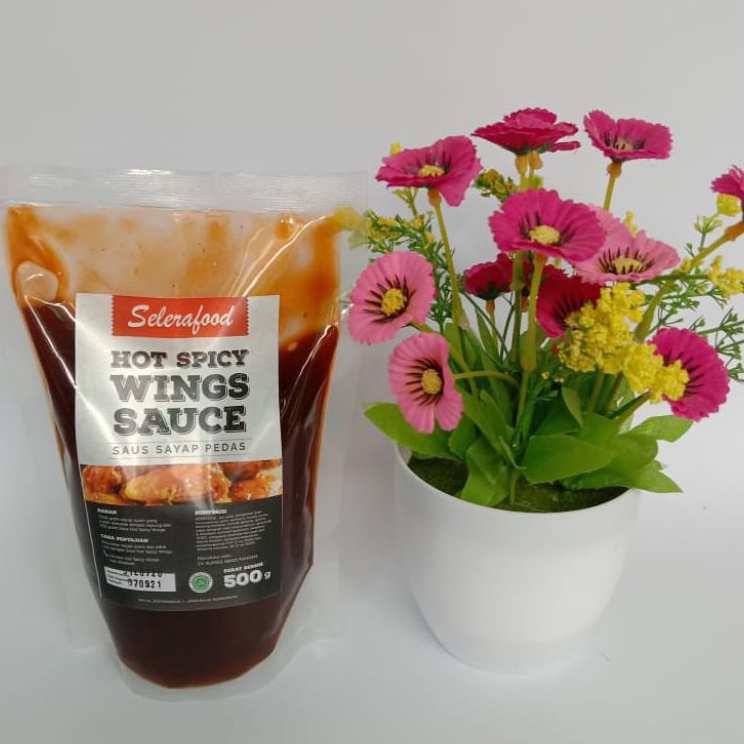 

Hot Product Hot Spicy Wings Sauce Saus Sayap Pedas Selerafood 5 grPack