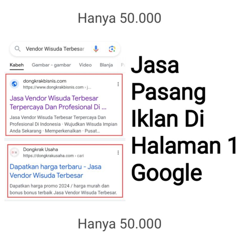 Jasa Pasang Iklan Di Halaman 1 Google