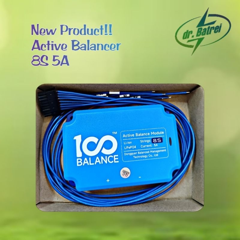 Daly BMS 100 "hardware active balance" for li-ion NCM & lifepo4 8s5A