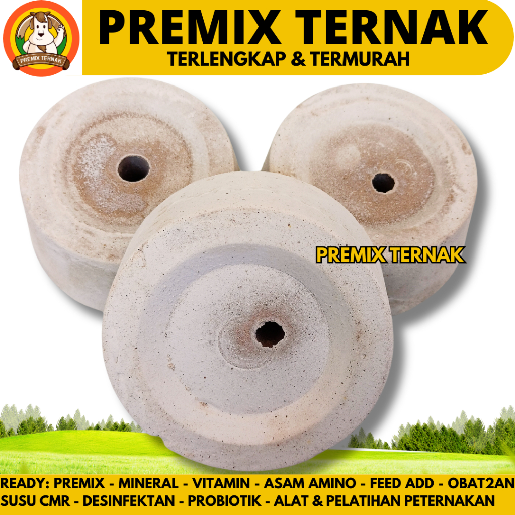 MINERAL BLOK KAMBING 500 GRAM - Mineral Blok Kambing - Mineral Blok Sapi - Mineral Blok Domba (