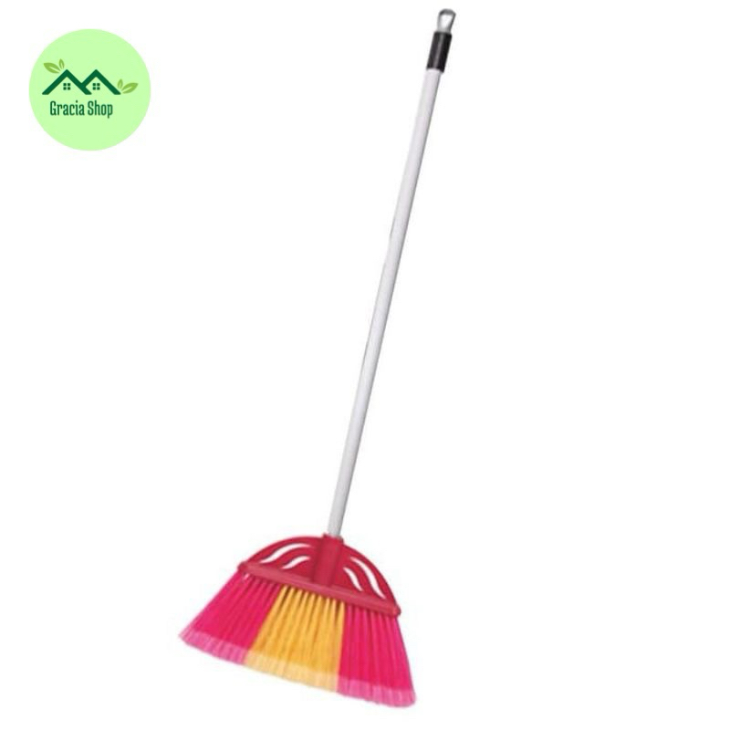 Sapu Nylon Nagata 0717 / Sapu Lantai Plastik Turki Gagang Original