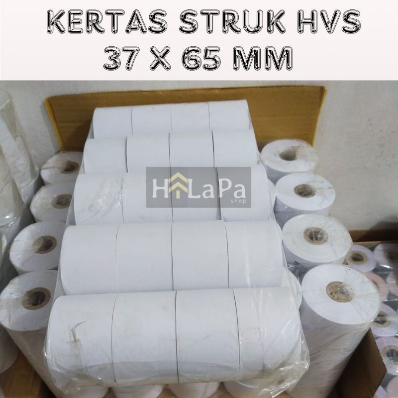 

Kertas struk kasir HVS ukuran 37 x 65 mm / HVS 3765