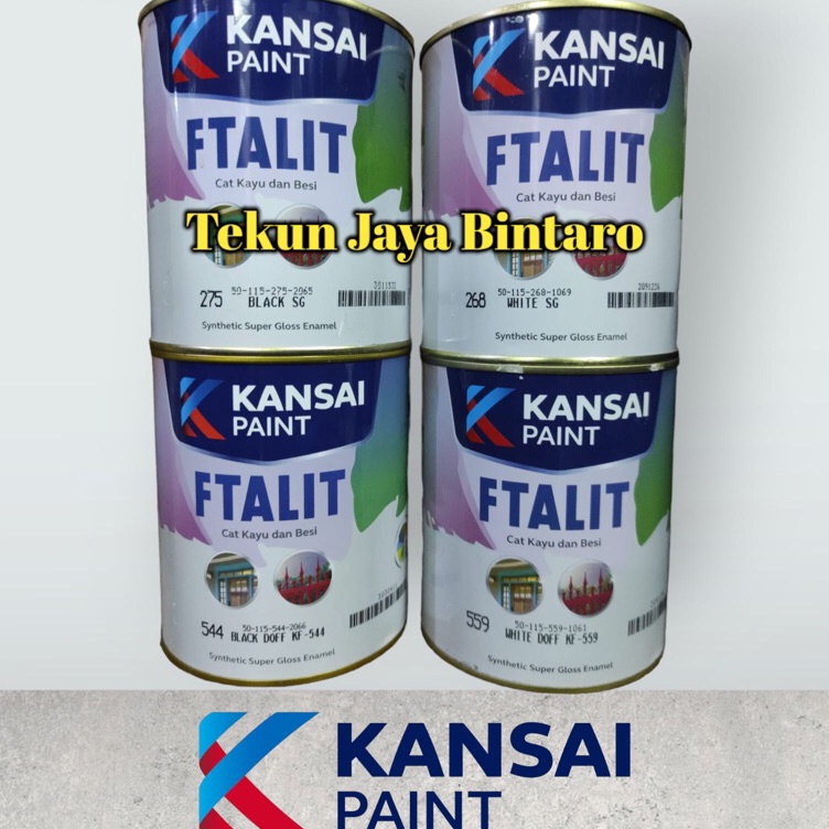

ART J35Q CAT FTALIT 1 KG WARNA DOFF SEMI GLOSS CAT MINYAK UNTUK KAYU DAN BESI