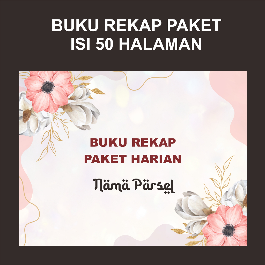 

BUKU REKAP PAKET PAKET LEBARAN / REKAP ARISAN HARIAN / PAKRT MINGGUAN ISI 50 LBR