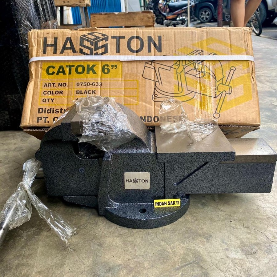 Catok Meja / Ragum Bais Meja Bais Duduk 6" Hasston