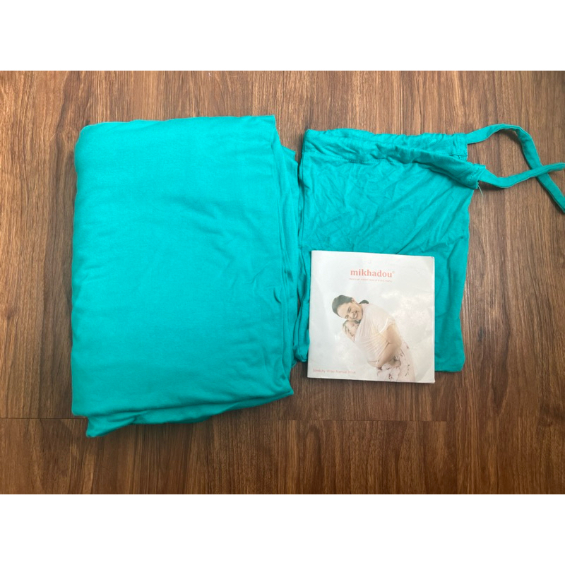 Mikhadou stretchy wrap gendongan depan bayi m shape gendongan instan