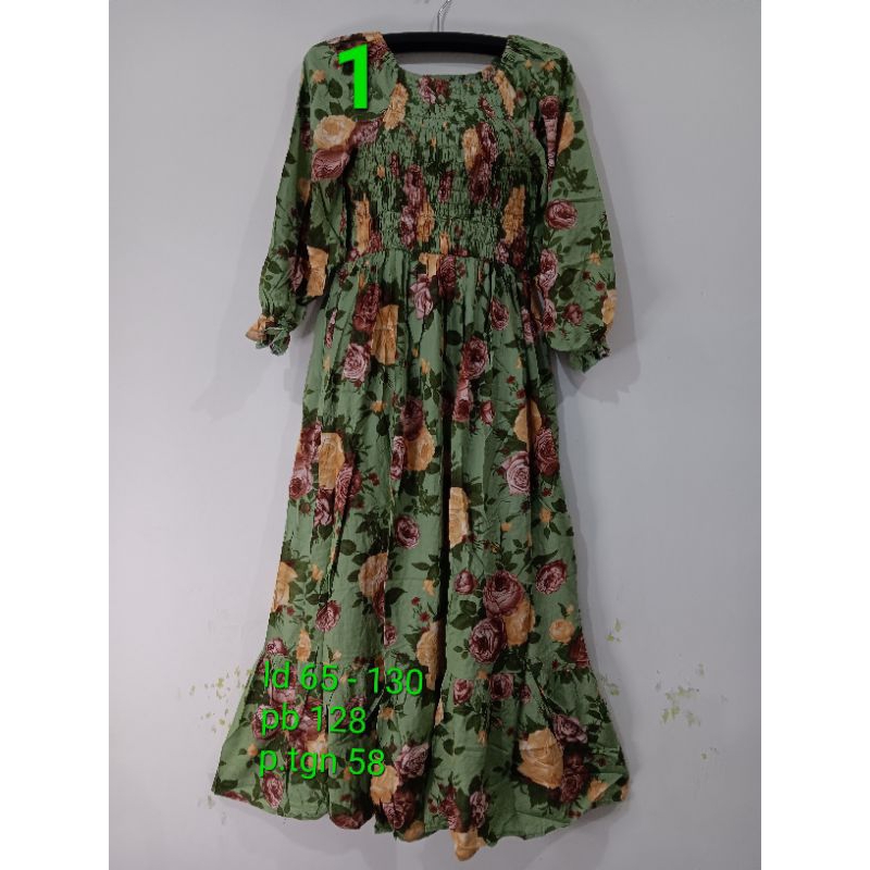 Gamis Cantik Smok GAJAH PUTIH