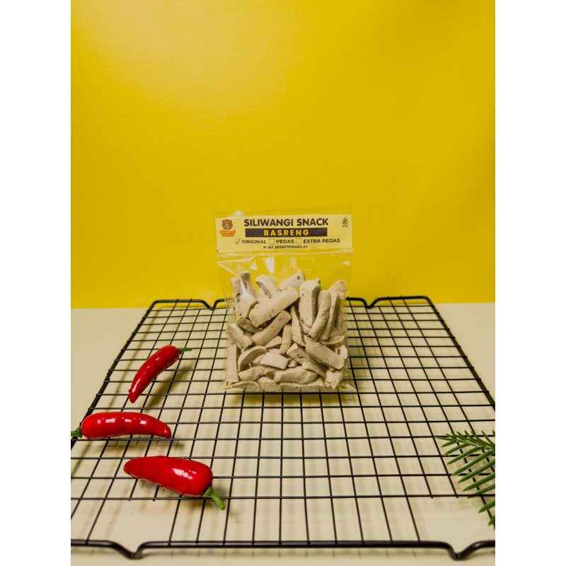 

Basreng Stik Rasa Original Pedas Extra Hot - Siliwangi Snacks