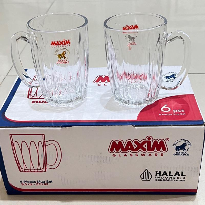 Maxim Gelas Kaca Warung / Gelas Teh Manis Legend / Vivace Mug (245ml, 260ml, & 340 ml) Murah Parah