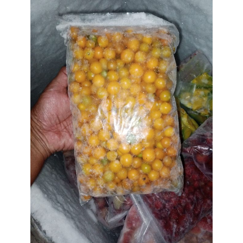 ¼KG BUAH CECENET SEGAR FROZEN | BUAH CIPLUKAN | BUAH CECENET | GOLDEN BERRY | STROBERY FROZEN | MIXB