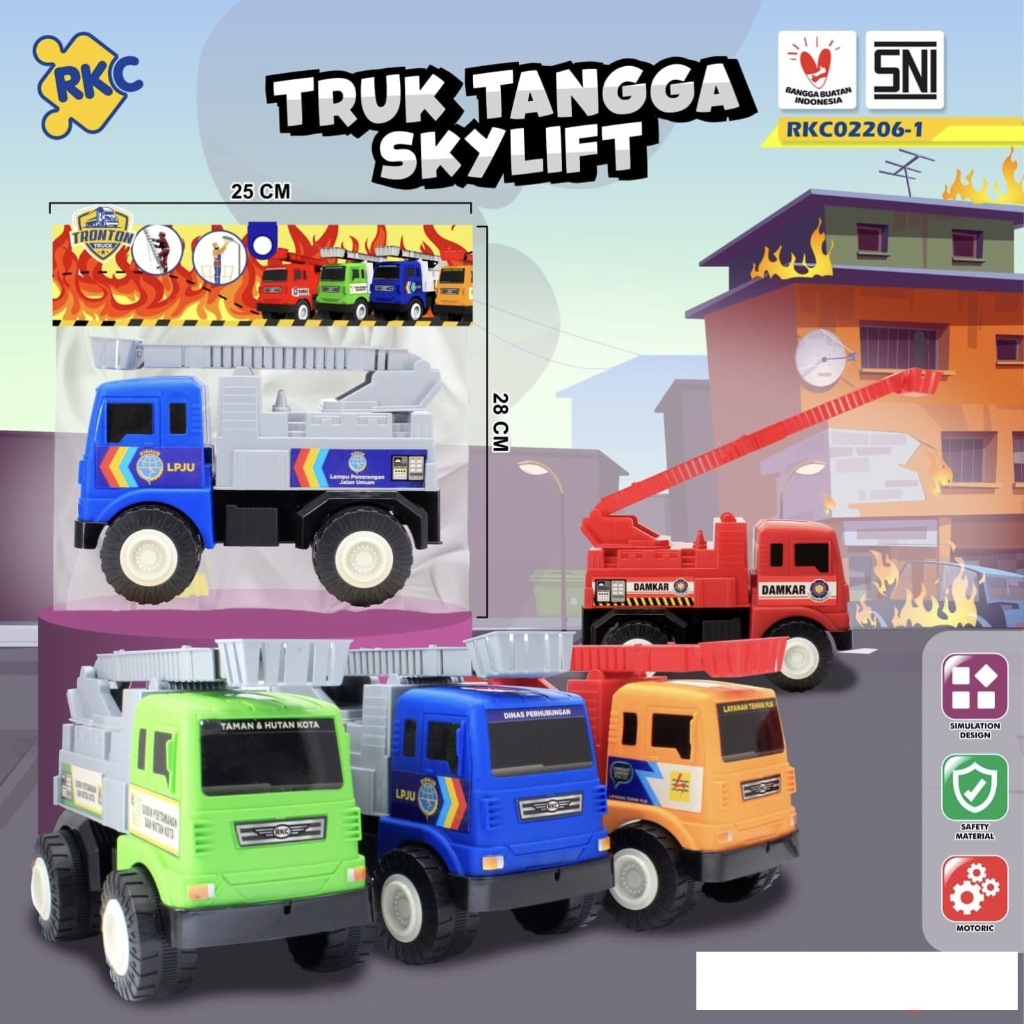 MAINAN TRUK TANGGA SKYLIFT RKC022061