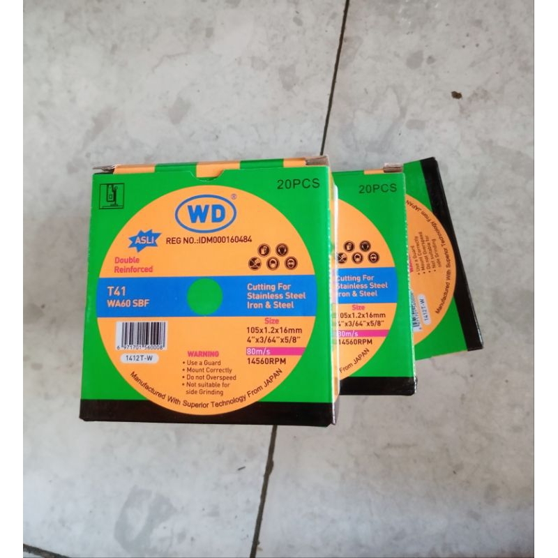 1 dus WD batu potong isi 20 biji