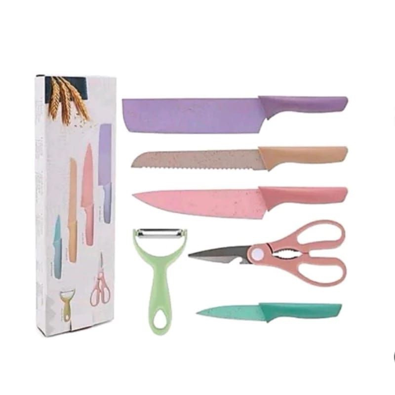 pisau dapur 6 in 1 pisau sultan